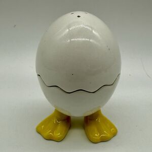 Cracked Easter Egg Duck Feet Stacked Salt & Pepper Shaker Set Bella Casa by Ganz
